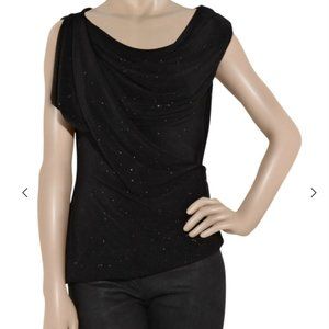 VWA Glitter-Finish Jersey Top